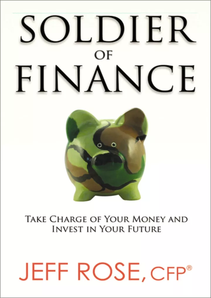 pdf read soldier of finance take charge of your