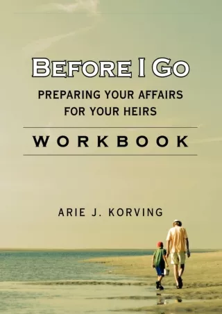 get [PDF] ✔Download⭐ Before I Go Workbook