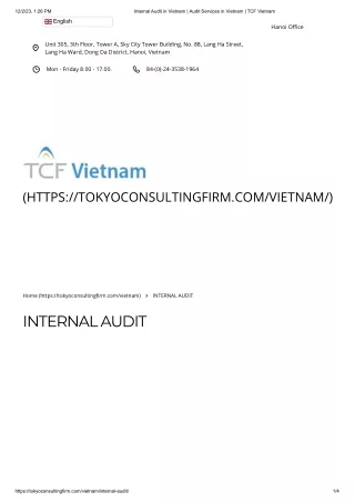 Internal Audit in Vietnam