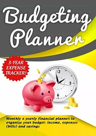 ✔Download⭐ Book [PDF]  Budgeting Planner: Monthly & Yearly Financial Planner to