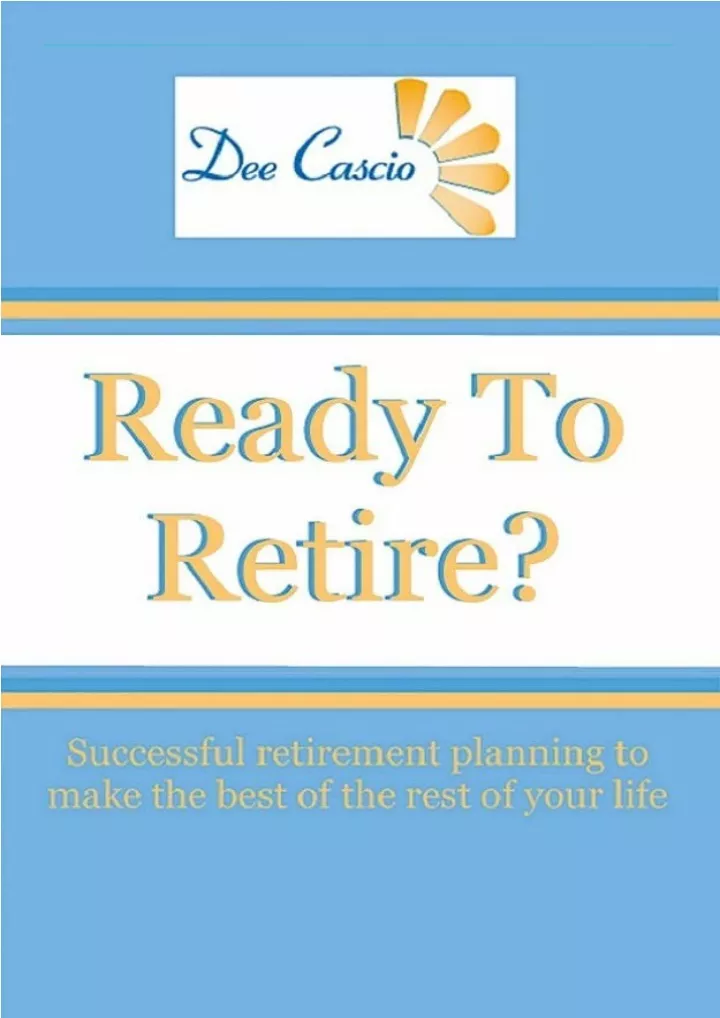 pdf download ready to retire successful