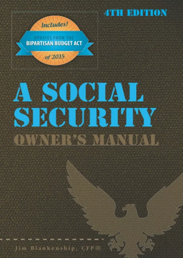 get pdf download a social security owner s manual