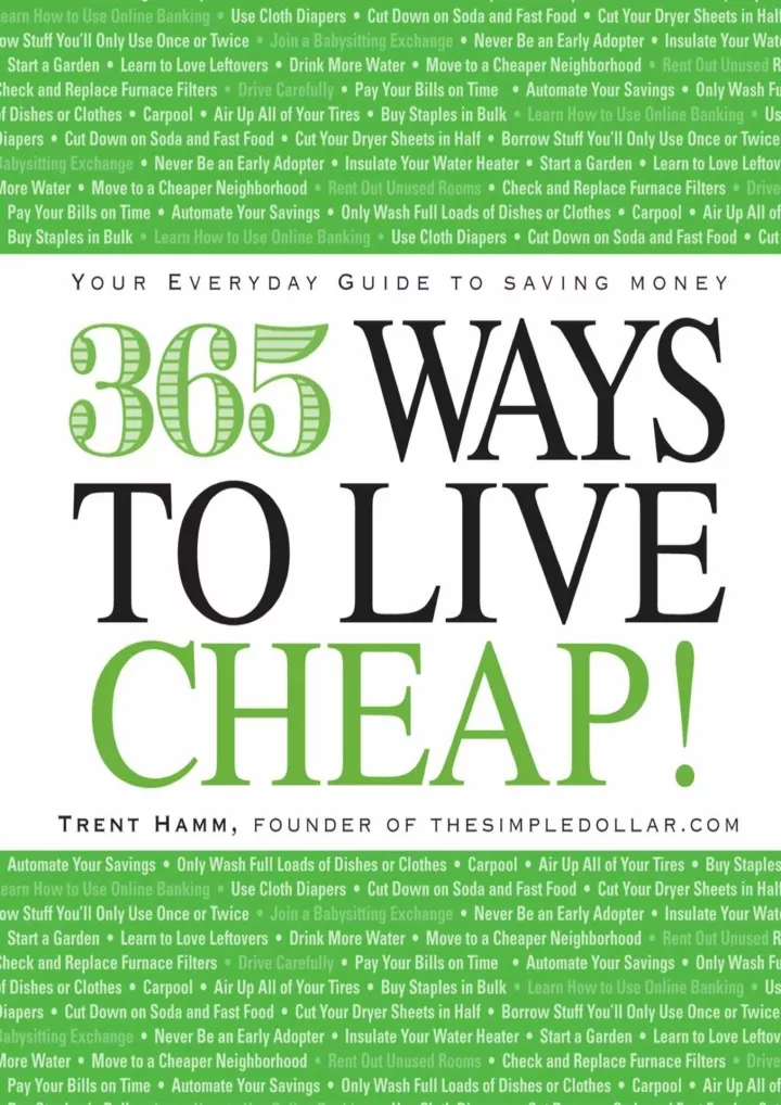 get pdf download 365 ways to live cheap your