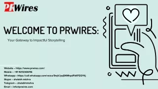 welcome to prwires