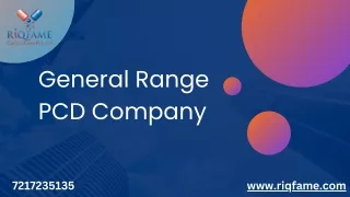 General Range PCD Company