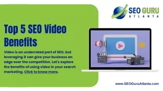 Advantages of Video SEO