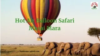 Hot Air Balloon Safari Masai Mara