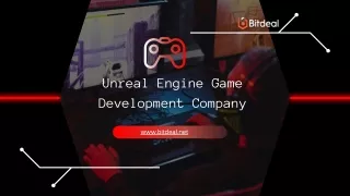 Unreal Engine Game Development Company - Bitdeal