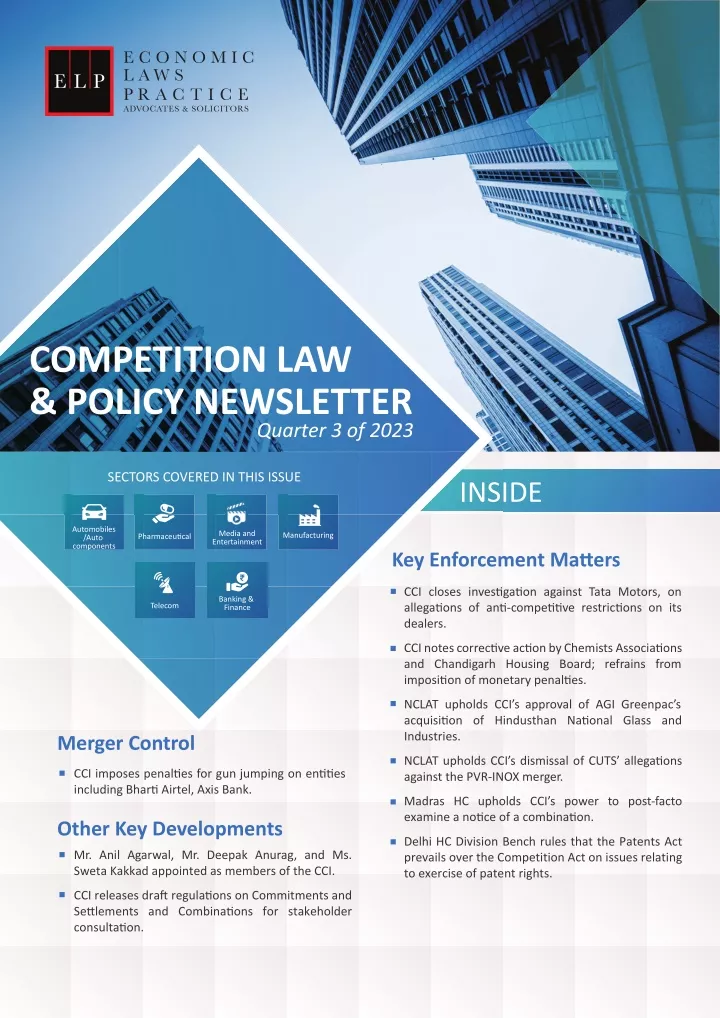 competition law policy newsletter