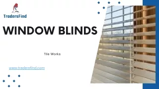 Top Window Blinds Manufacturers in UAE - TradersFind