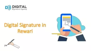 Digital Signature in rewari