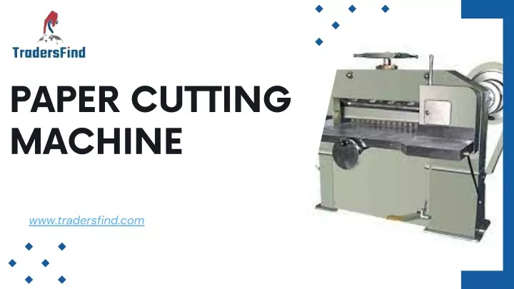 paper cutting machine