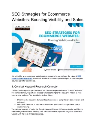 seo strategies for ecommerce websites boosting