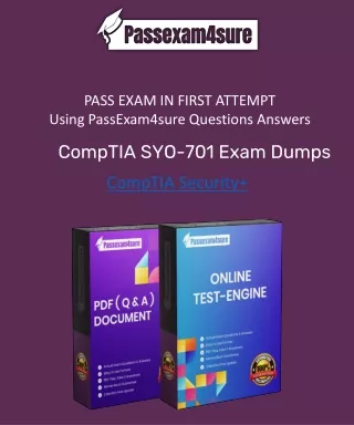Passexam4surs CompTIA SYO-701 Pdf: Your Ticket to Success