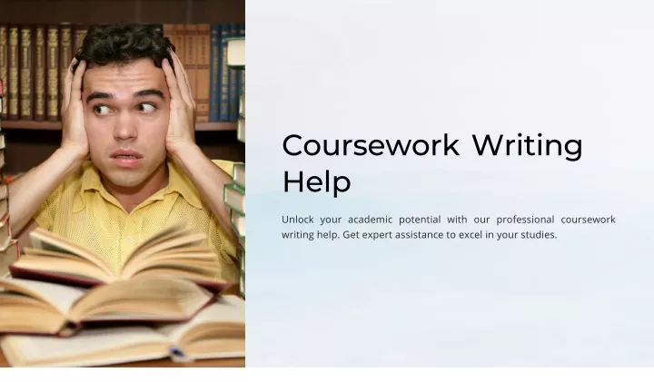 coursework writing help