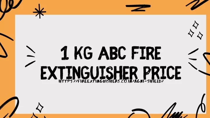 1 kg abc fire extinguisher price