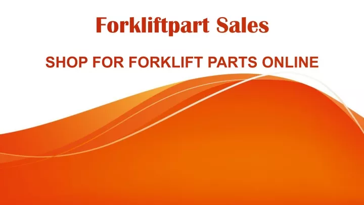 forkliftpart sales