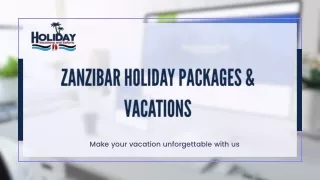 Zanzibar Holiday Packages & Vacations