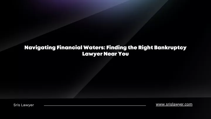 navigating financial waters finding the right