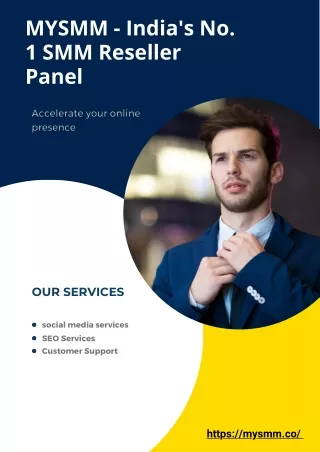 Blue And Yellow Digital Marketing Agency Flyer