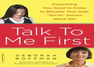 [PDF Read❤️ ONLINE] Talk to Me First