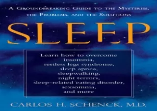 [PDF] Download⚡️ Sleep: A Groundbreaking Guide to the Mysteries, the Problems, and