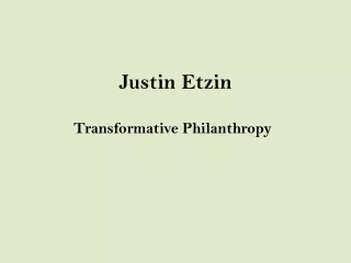 The Impact of British Investor Justin Etzin on Seychelles