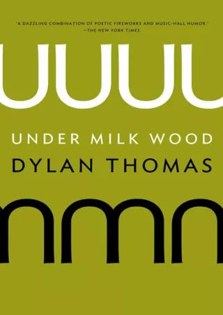 √READ❤ [⚡PDF] Under Milk Wood: A Play for Voices