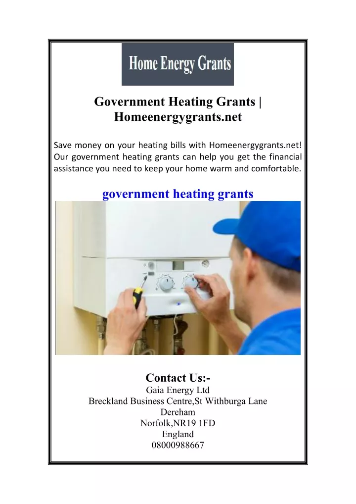 government heating grants homeenergygrants net