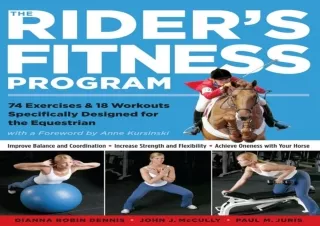 ❤READ ⚡PDF The Rider's Fitness Program: 74 Exercises & 18 Workouts Specifically