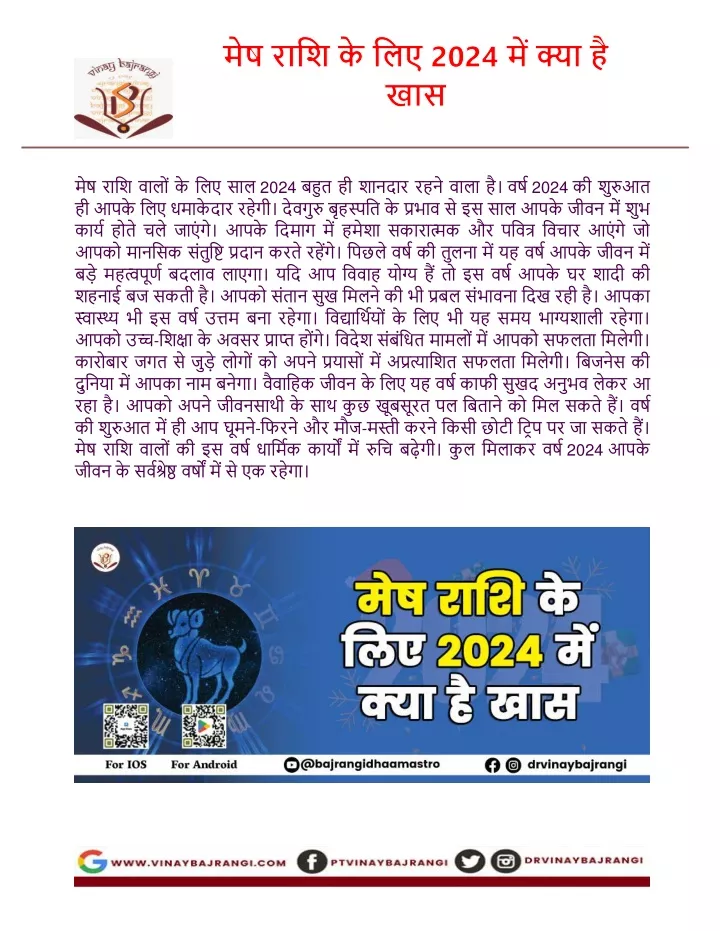 PPT Mesh Raashi Ke Liye 2024 Mein Kya Hai Khaas PowerPoint   2024 2024 2024 N 