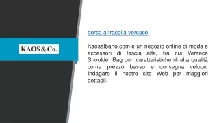 borsa a tracolla versace kaosalbano
