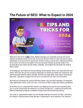 The Future of SEO What to Expect in 2024