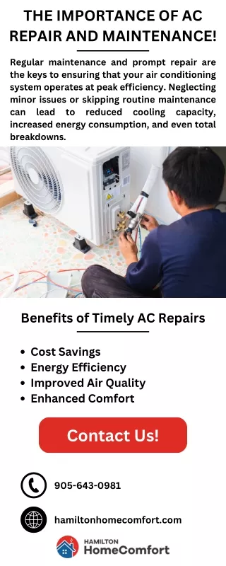 The Importance of AC Repair and Maintenance!