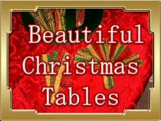 Christmas Tables (Judith)