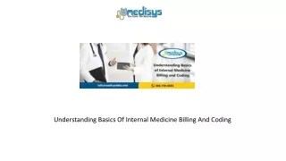 understanding basics of internal medicine billing