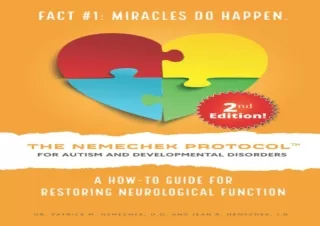 ❤READ ⚡PDF The Nemechek Protocol for Autism and Developmental Disorders: A How-T