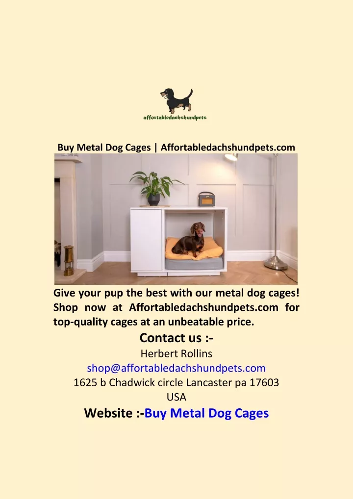 buy metal dog cages affortabledachshundpets com