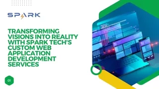 Transforming Visions into Reality with Spark Tech's Custom Web Application Development Services