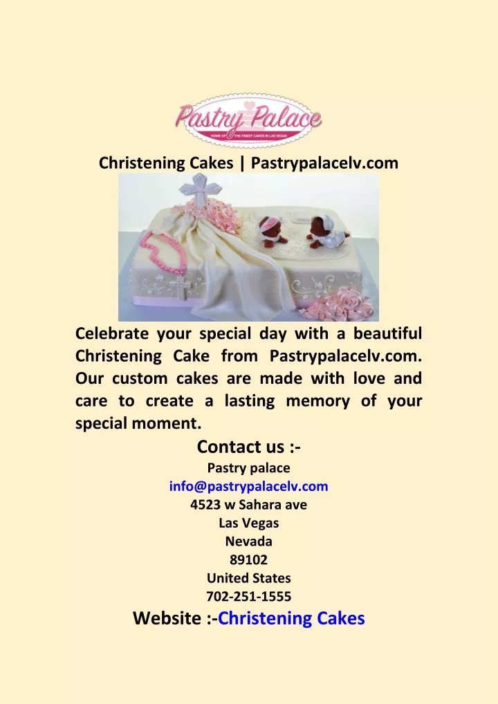 christening cakes pastrypalacelv com