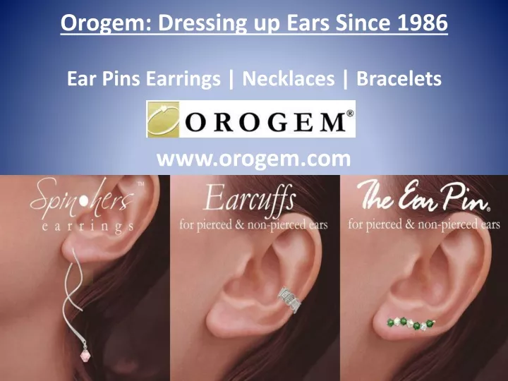 orogem d ressing up ears since 1986 ear pins