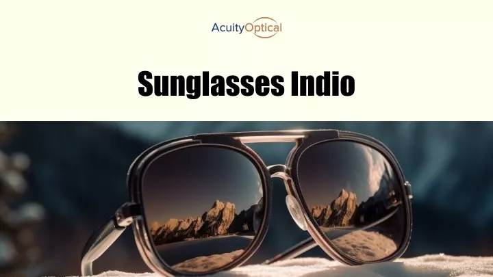 sunglasses indio