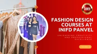 Elite Fashion Designing Courses Post 12th in Mumbai  INIFD Panvel
