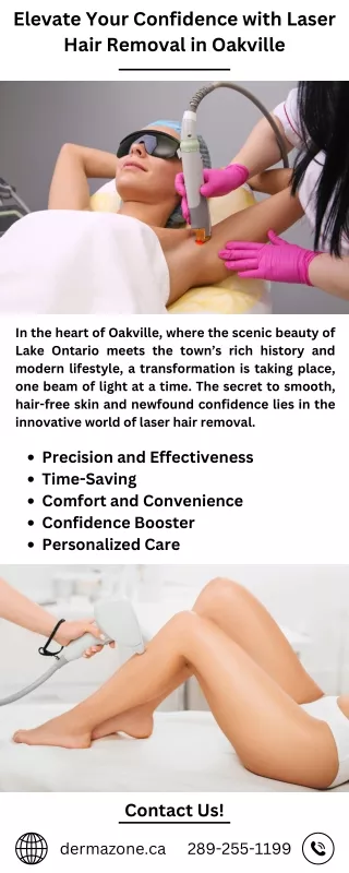 Elevate Your Confidence with Laser Hair Removal in Oakville