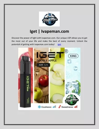 Iget | Ivapeman.com