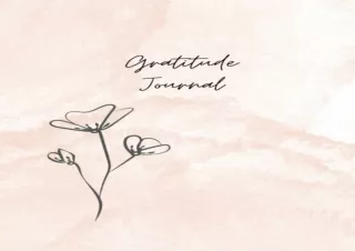 ⚡PDF ✔DOWNLOAD Gratitude Journal