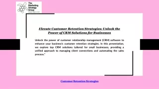 Elevate Customer Retention Strategies: Unlock the Power of CRM Solutions for Bus