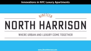 Innovations in NYC Luxury Apartments