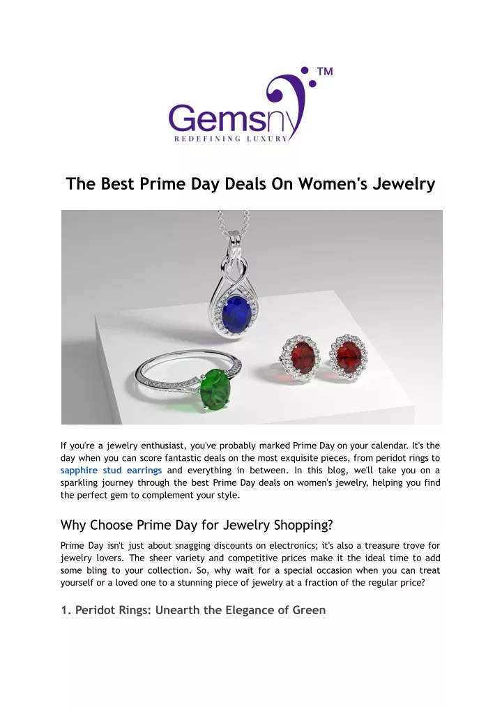 the best prime day deals on women s jewelry