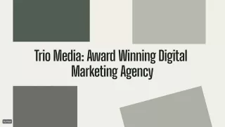 Digital Marketing Agency  Lead generation company  Trio Media  Leeds & London